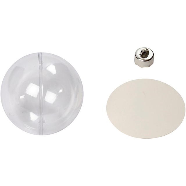 Tuotekuva 3 - Koristepallo, halk. 8 cm, kuulto, 5 kpl/ 1 pkt