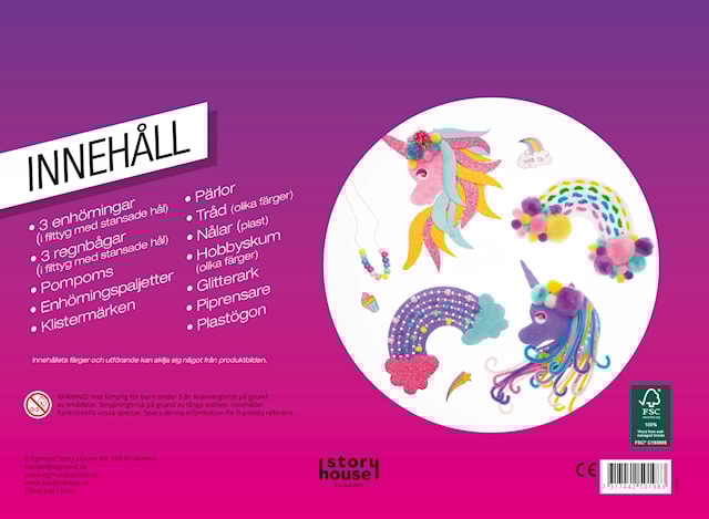 Produktbild 4 för Kul att skapa - Enhörningspyssel Kärnan