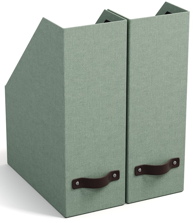 Tuotekuva 1 - Lehtikori William Soft Teal 2-pakkaus Bigso