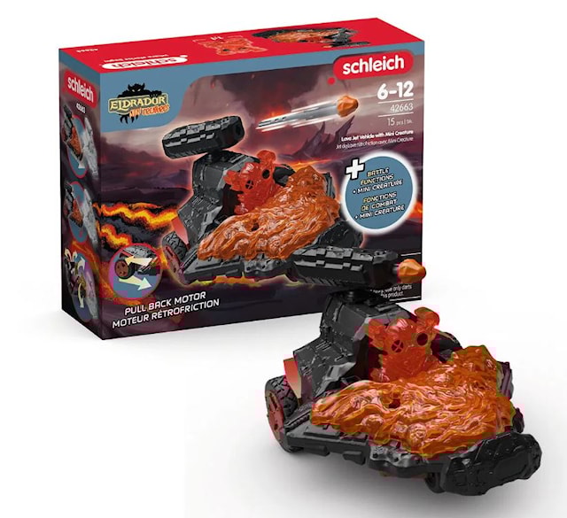 Eldrador Lava Jet Vehicle med Mini Creature Schleich