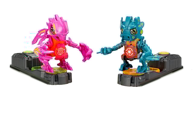 Produktbild 1 för Biopod Kombat Battle 2-pack Rosa/Blå Silverlit