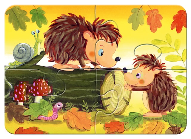 Produktbilde 5 for Puslespill Forest Animal Fun 2/4/6/8 brikker, Ravensburger