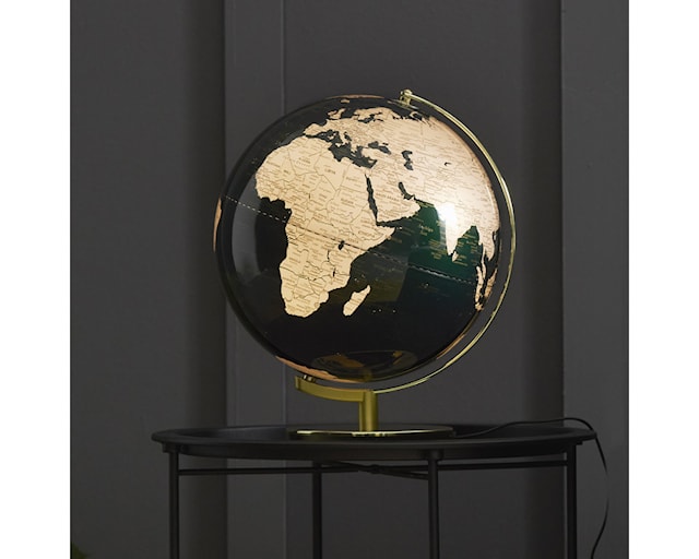 Produktbild 2 för Jordglob Lampa Grön & Mässing