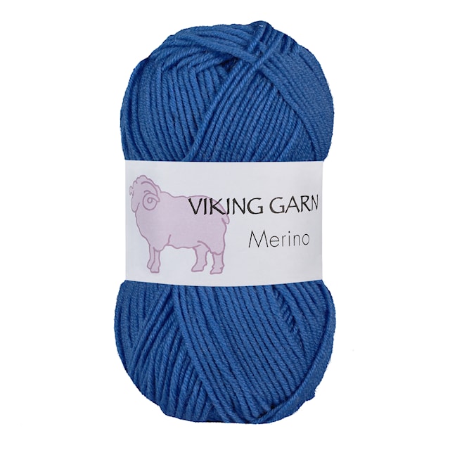 Viking Merino Garn 50 g Kongeblå 824 Viking Garn