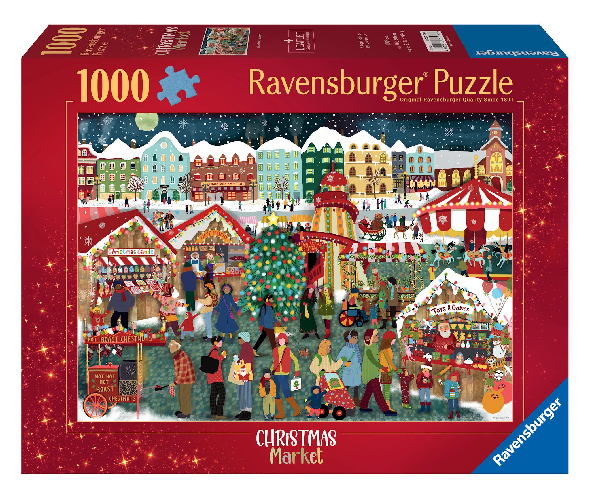 Tuotekuva ille Christmas Market Palapelit 1000 palaa, Ravensburger