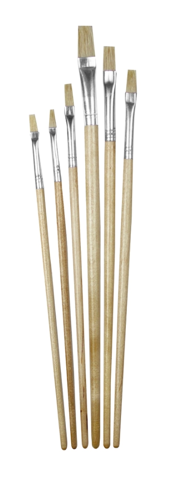 Produktbild 1 för Penselset Olja/Akryl 5-pack Sense