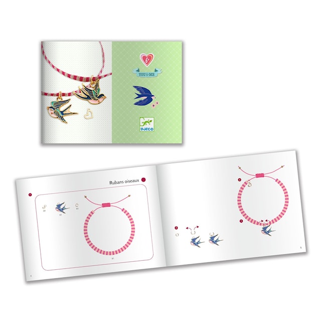 Produktbilde 2 for Perlesett Armbånd Fugler Djeco