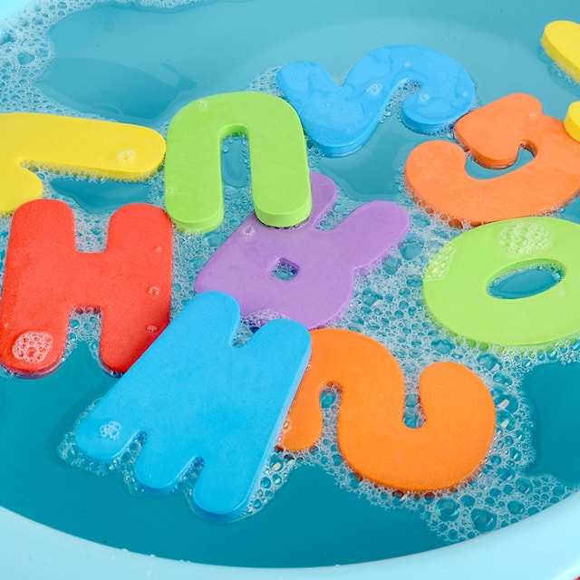 Produktbild 2 för Tub Fun! Badlek, Siffror och Bokstäver, 36st.