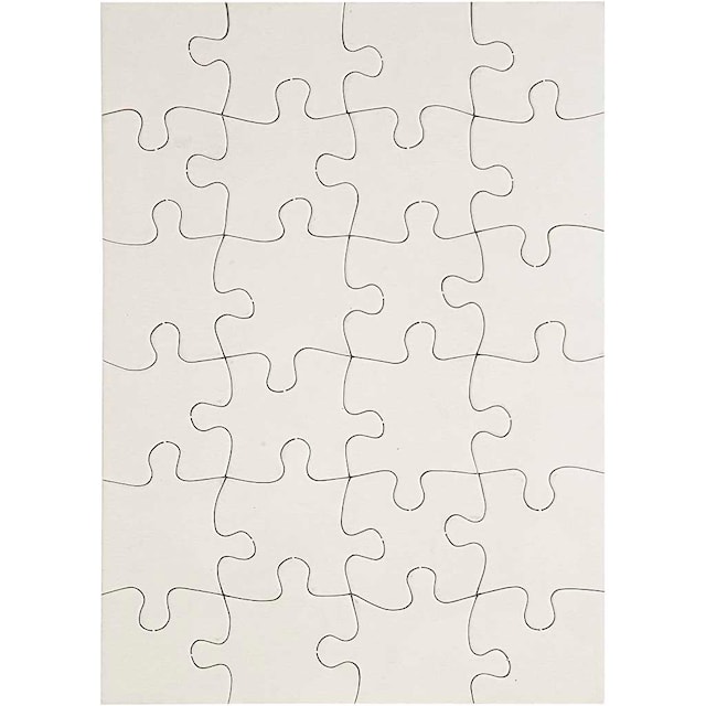 Produktbild 2 för DIY Pussel som du skapar själv 15x21 cm