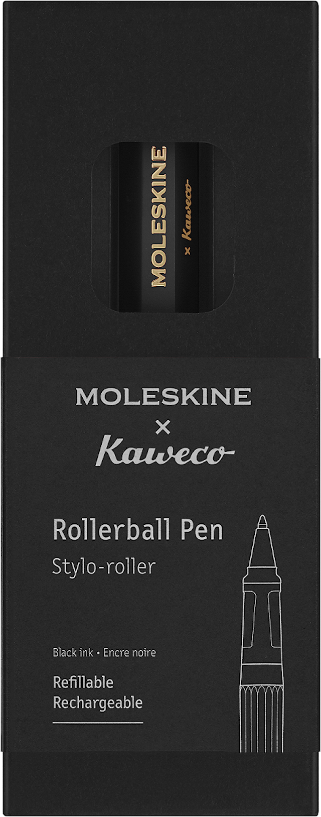 Produktbilde 3 for Moleskine Kaweco Rollerpen 0.7 Sort