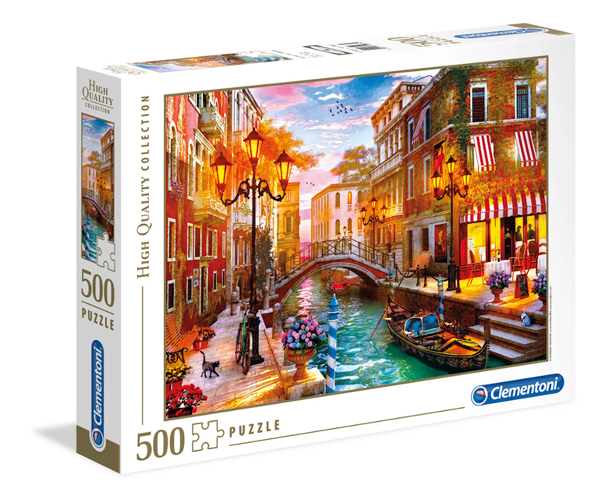 Produktbilde for Sunset Over Venice Puslespill 500 brikker Clementoni
