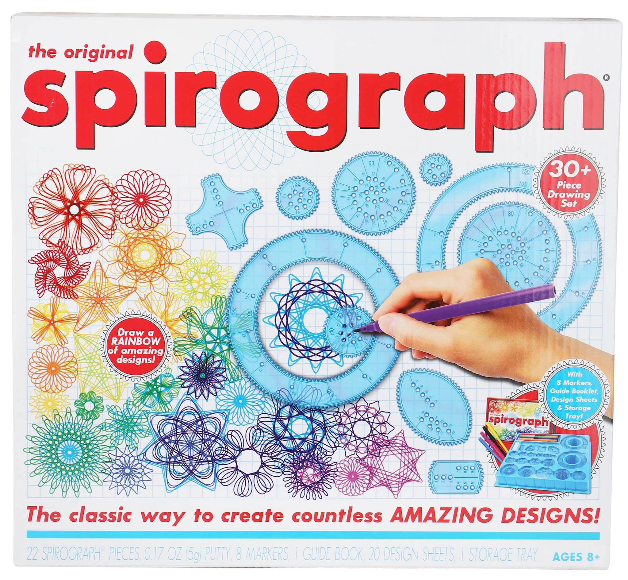 Produktbild för Spirograph Set med Tuschpennor