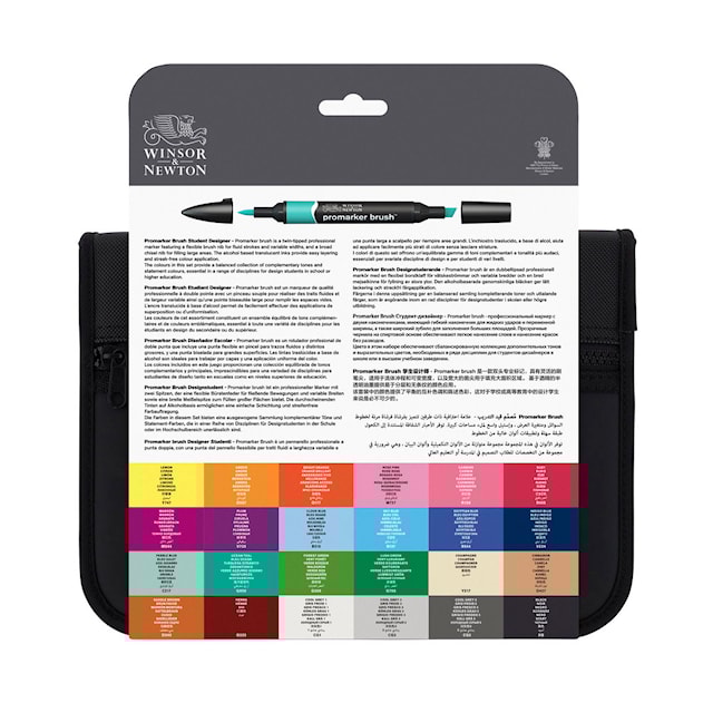 Produktbild 4 för Brushmarker Set Student Designer 24-pack Winsor & Newton