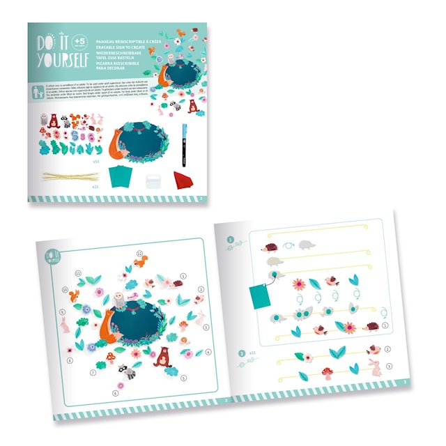 Tuotekuva 2 - Tee-se-itse-kyltti luontoaiheella Djeco