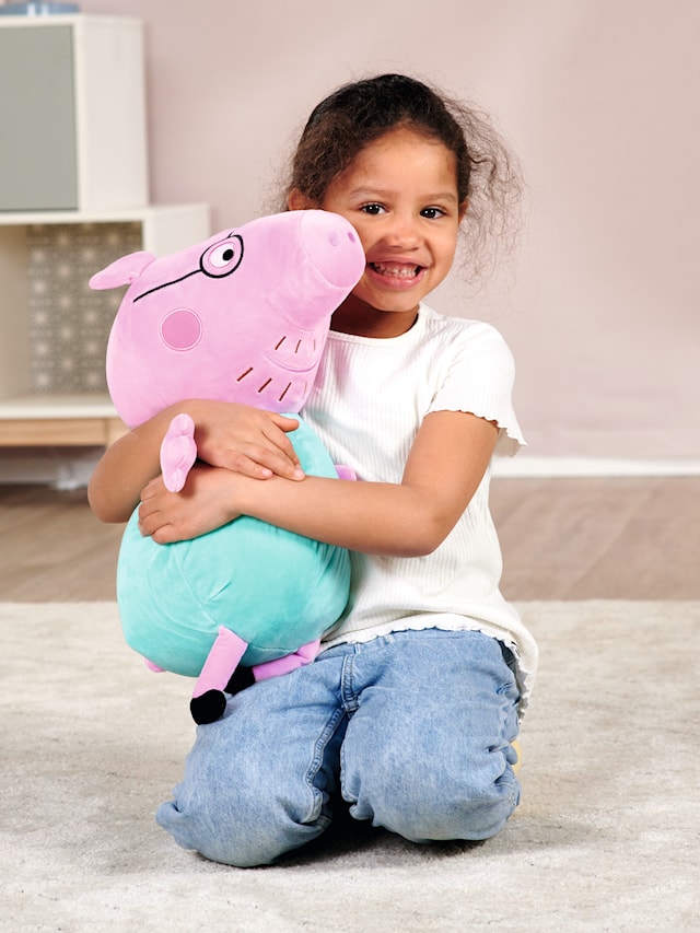Produktbilde 3 for Peppa Gris Pappa Gris, Kosedyr (37 cm)