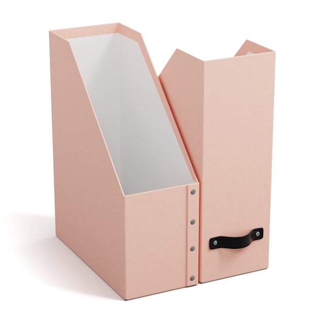 Produktbild 2 för Tidsskriftssamlare William Dusty Pink 2-pack Bigso