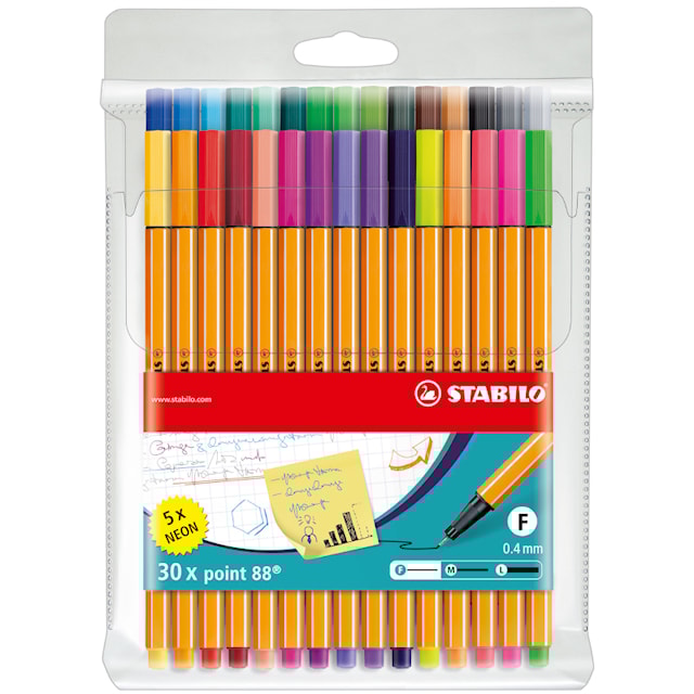 Produktbild 1 för Fineliner Point 88 30-pack STABILO