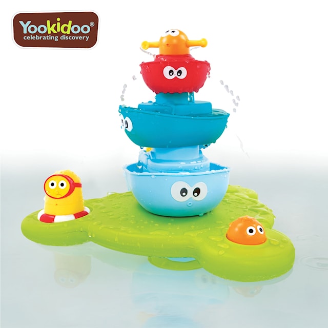 Produktbild 4 för Yookidoo Badleksak Stack 'n' Spray Tub Fountain