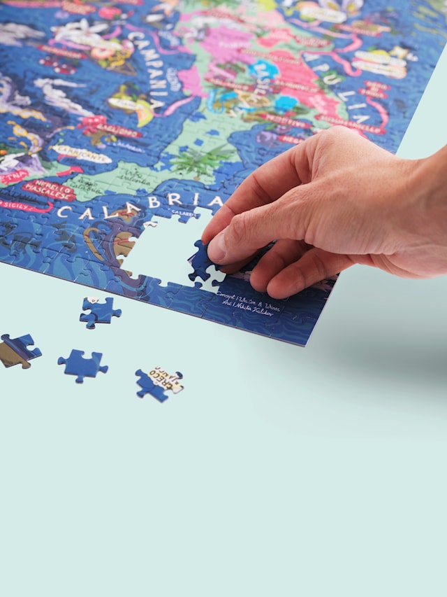 Tuotekuva 5 - Viinipalapeli - Italia 1000 palaa Water and Wines