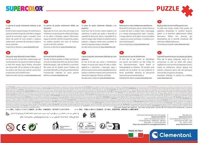 Produktbild 2 för Pussel Puzzles Kids Sonic 104 bitar, Clementoni