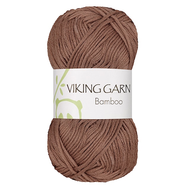 Bamboo Garn Bomullsmix 50 g Ljusbrun 619 Viking Garn