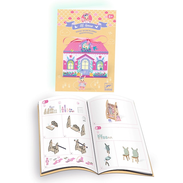 Produktbilde 1 for Lag og dekorer miniatyrhus Rosie Mi House Djeco