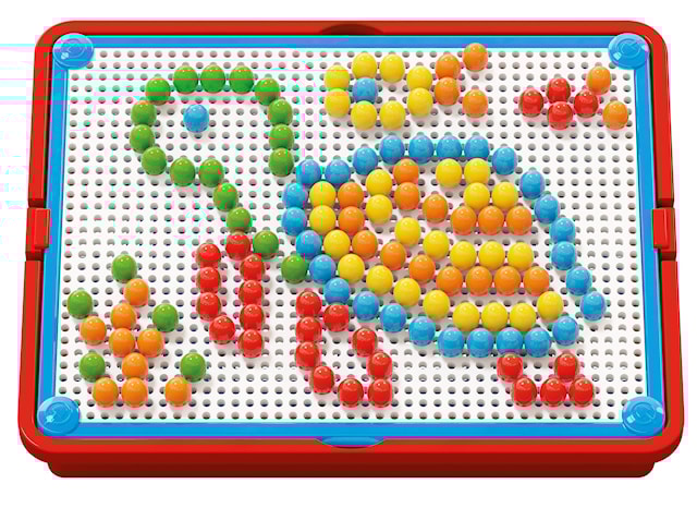 Produktbild 1 för Pegart pegtavla väska 150-pack Quercetti