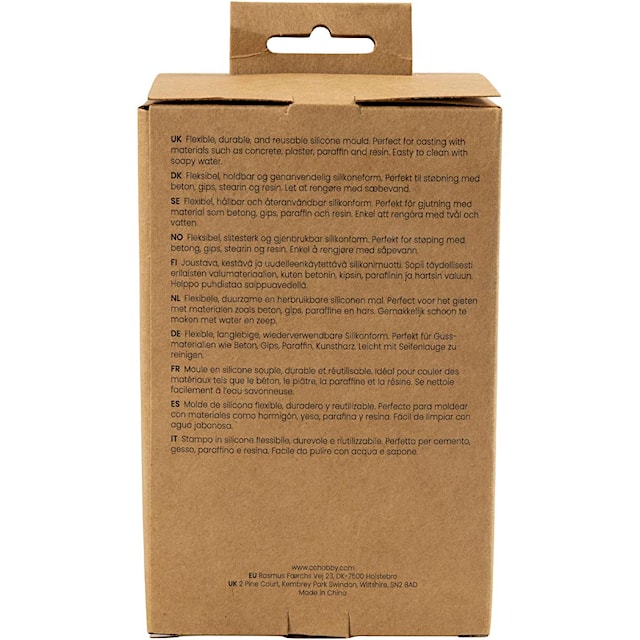 Produktbilde 2 for Silikonform , Julenisse, H: 10 cm, B: 6,5 cm, matt transparent, 1 stk./ 1 pk.