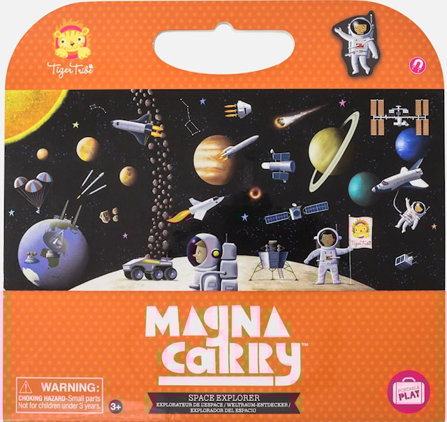 Tuotekuva 1 - Magneettikirja Avaruustutkimus Magna Carry Tiger Tribe