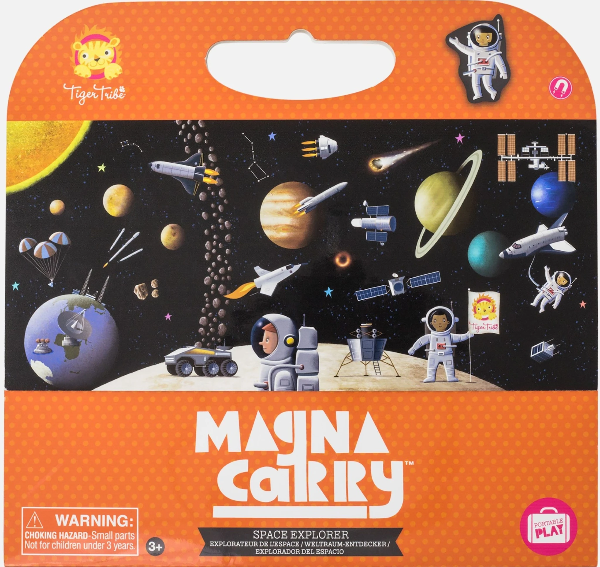 Produktbilde for Magnettavle Romutforsker Magna Carry Tiger Tribe