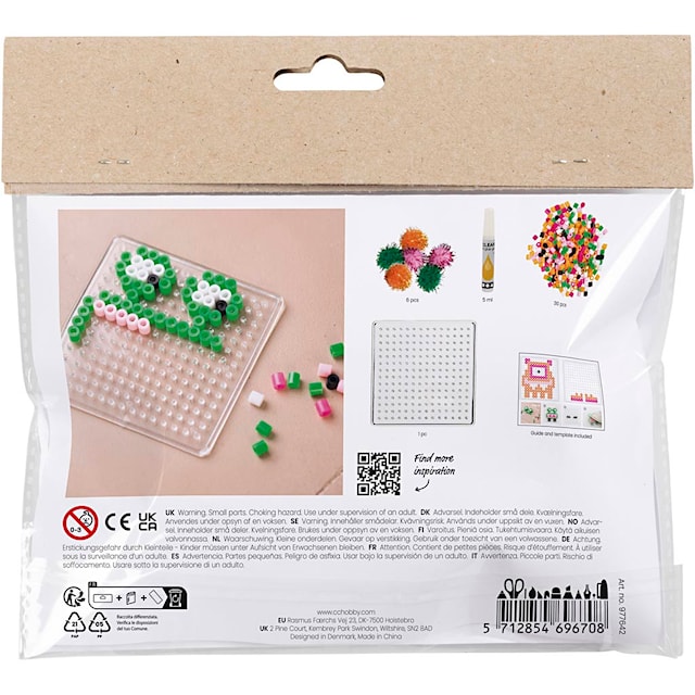 Produktbilde 2 for Mini DIY Kit Rørperler, Monster, ass. farger, 1 pk.