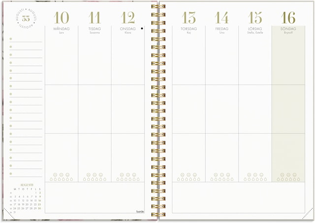 Produktbilde 2 for Kalender 2026 A5 Life Planner Essentials Burde