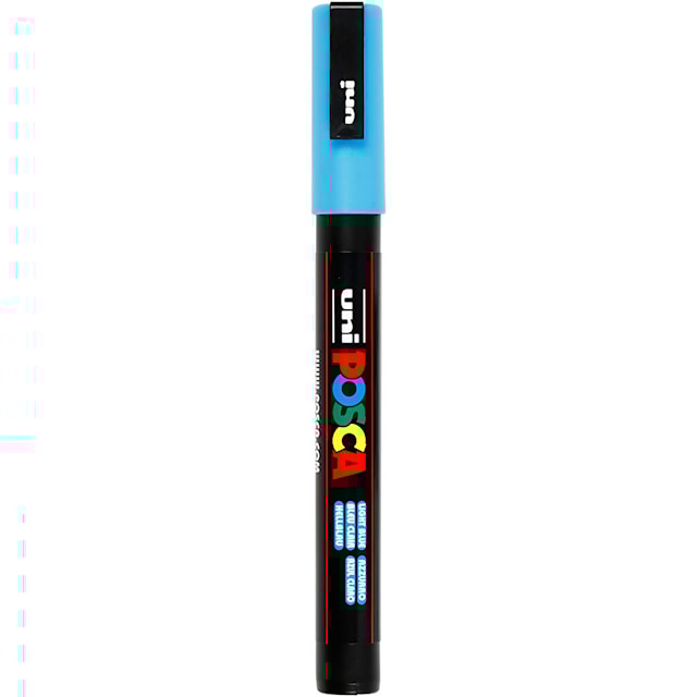 Tuotekuva 1 - Posca Marker, vaaleansininen, nro PC-3M, paksuus 0,9-1,3 mm, 1 kpl