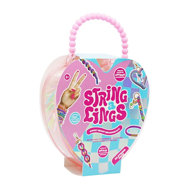 Produktbild 2 för Stringalings - 50 Pack - I Heart Braiding Kit