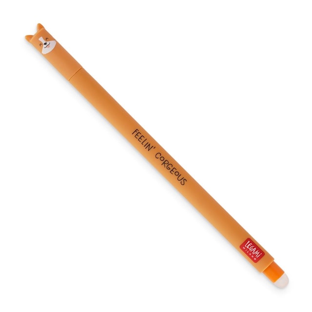 Tuotekuva 1 - Erasable gel pen, Corgi, musta, geelikynä, jossa on pyyhittävä muste