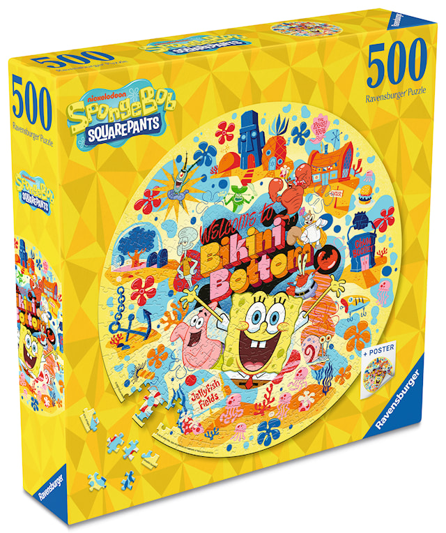 Tuotekuva 2 - Ravensburger Paavo Pesusieni Pyöreä Palapeli 500 Palaa