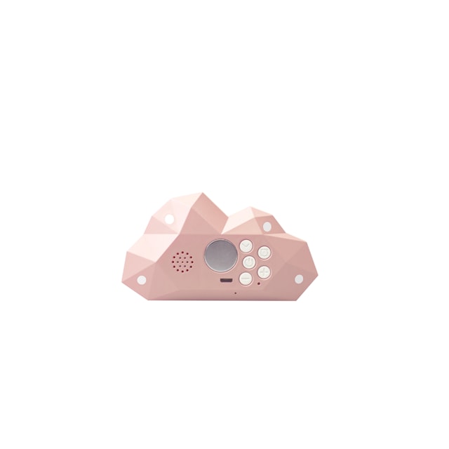 Tuotekuva 2 - MOB Herätyskello yövalolla Mini Cloudy Vaaleanpunainen