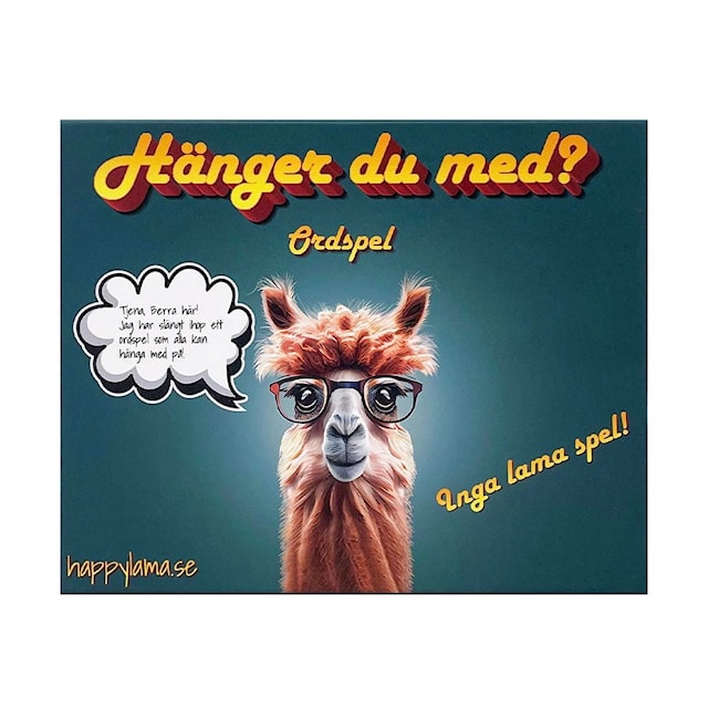 Produktbild 1 för Hänger du med? - Ordspel, Happy Lama (SE)