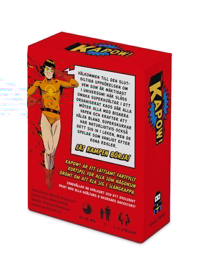 Produktbilde 3 for KAPOW! - Kortspelet med superkrafter! (SE)