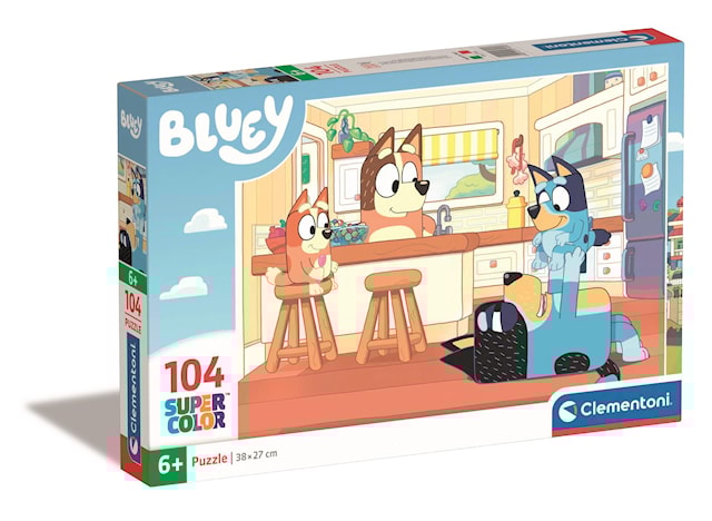 Produktbilde 1 for Puslespill 104 brikker Bluey, Clementoni