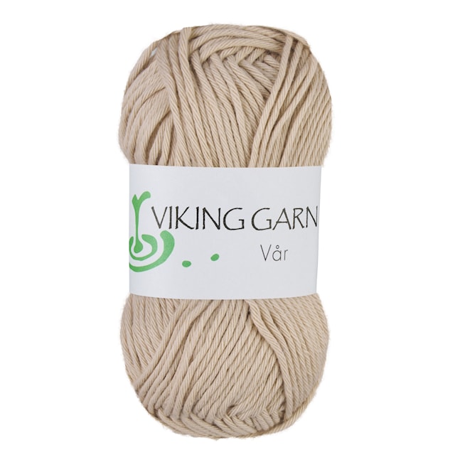 Vår Puuvillalanka 50 g beige Viking Garn