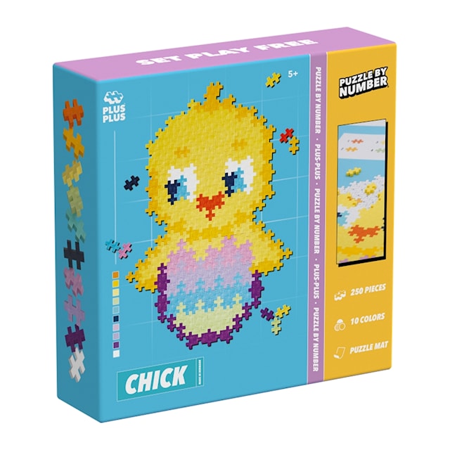 Produktbilde 1 for Plus-Plus Puzzle By Numbers Chick