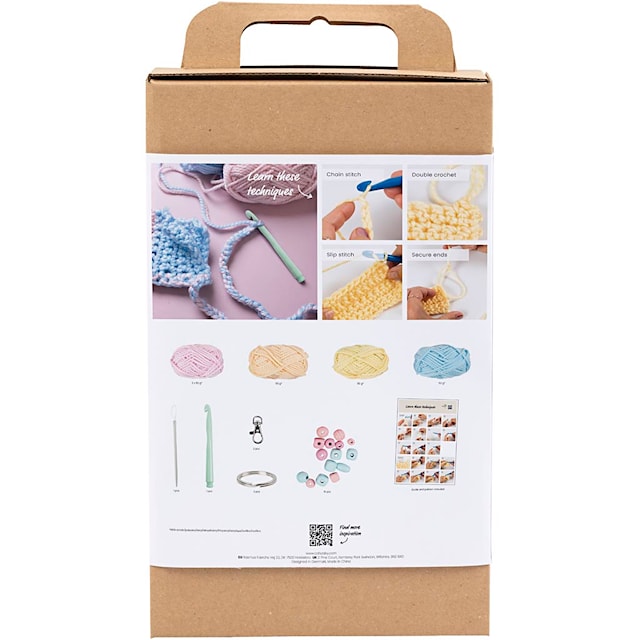 Produktbilde 3 for Start DIY Kit Hekling, Vesker, ass. farger, 1 pk.