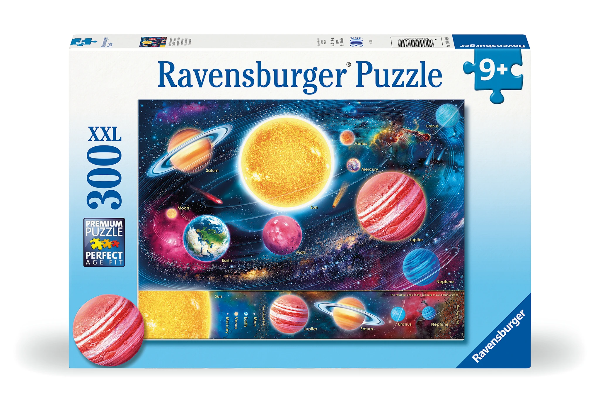 Produktbilde for Puslespill The Solar System 300 brikker, Ravensburger