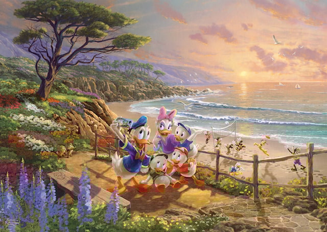 Produktbild 2 för Pussel Disney Donald & Daisy A Duck Day Afternoon 1000 bitar Schmidt