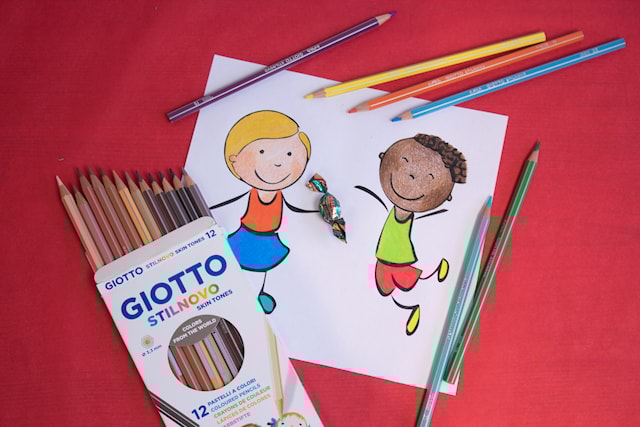 Tuotekuva 3 - Giotto Stilnovo Skintones Värikynät, 12 kpl