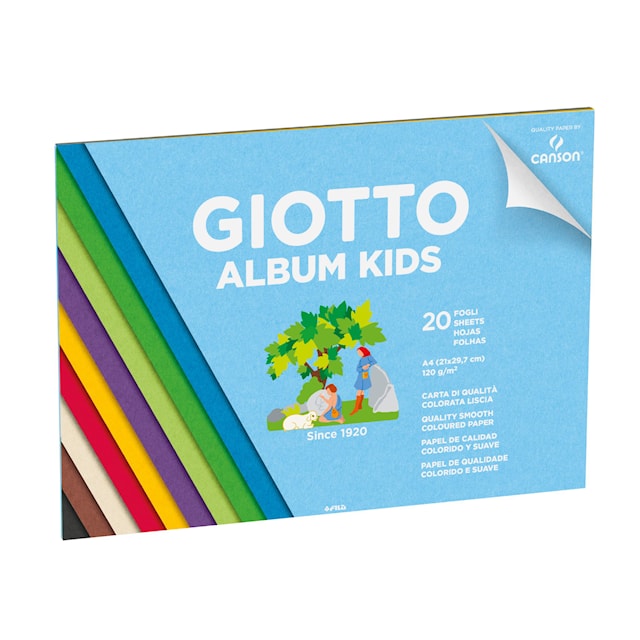 Produktbilde 3 for Album Kids A4 20 sider 120 g Colours Giotto
