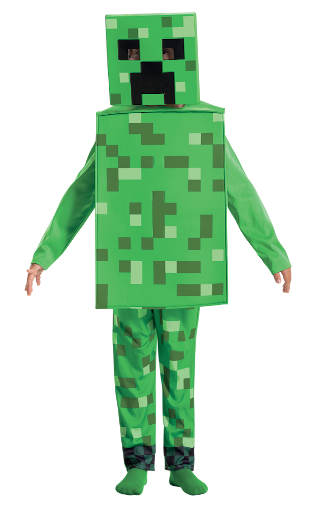 Produktbilde 1 for Minecraft Kostyme Fancy Creeper M (7-8) Disguise