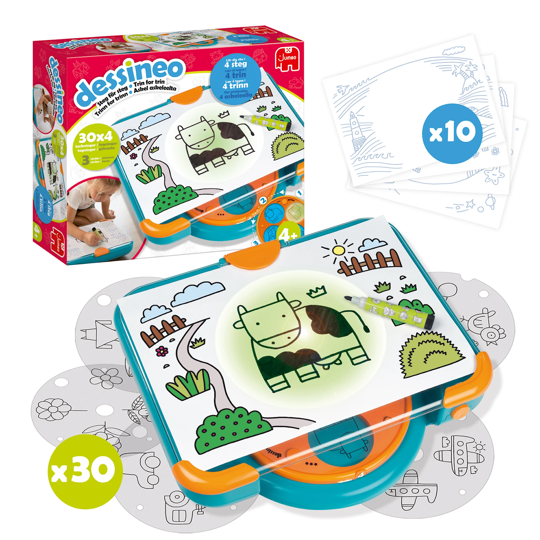 Tuotekuva ille Dessineo piirustuslauta Nordics, Jumbo