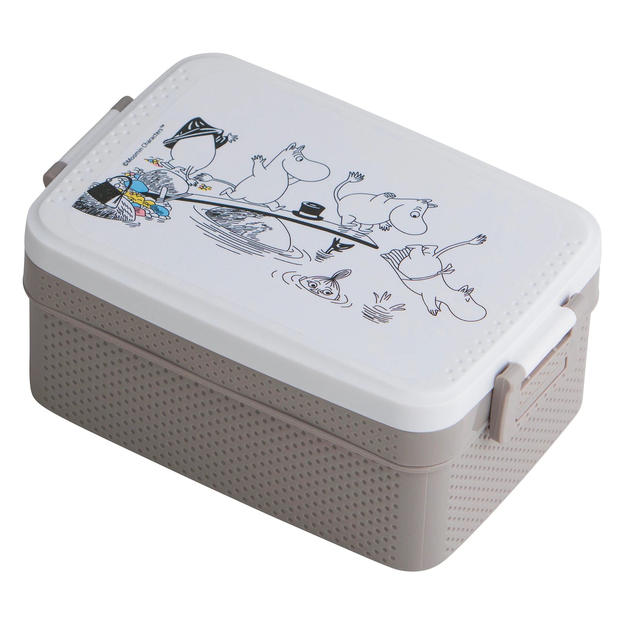 Produktbild för Lunchlåda/Matlåda Grå Mumin